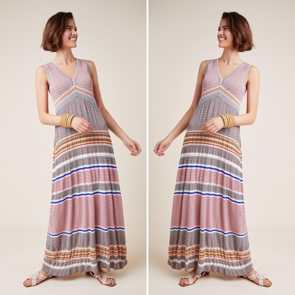 ANTHROPOLOGIE Sierra Knit Maxi Dress by Aldomartins - Picture 2 of 14